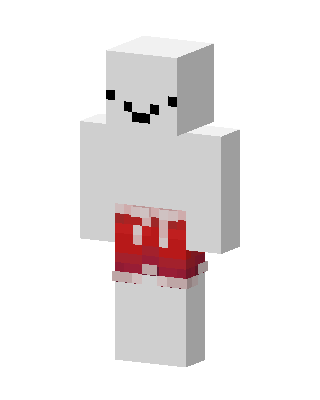 Smiley Ghost skin, 3D preview