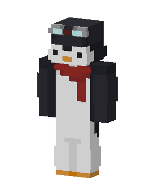 Aviator Penguin Minecraft skin