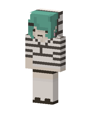 White Player Girl skin, 3D preview