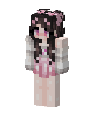 Pink Blossom skin, 3D preview