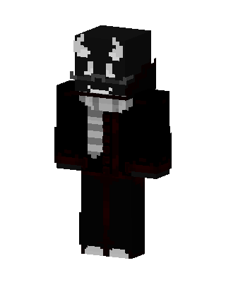 Black Villain Boy skin, 3D preview