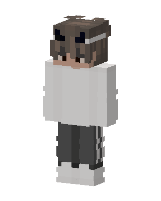 Sporty Hoodie Boy skin, 3D preview