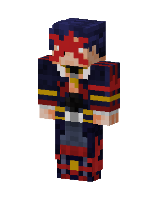 Flame Captain skin, 3D preview