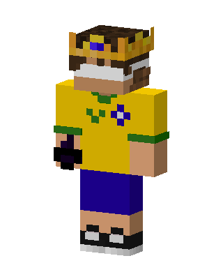 Brazil Jersey King Minecraft skin