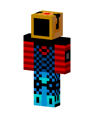 Neon TV Head skin, 3D preview