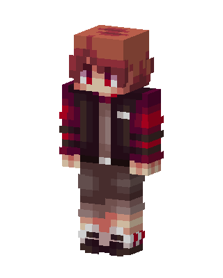 Crimson Plaid skin, 3D preview