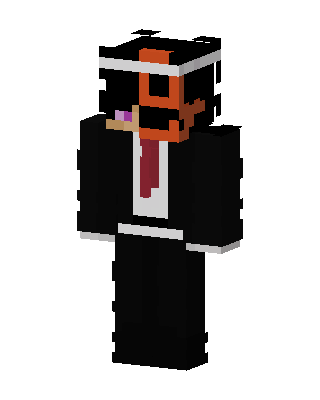 Black Player Boy skin, 3D preview