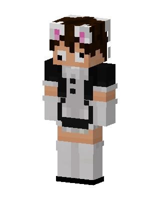 Bunny Maid skin, 3D preview