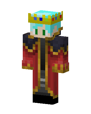 Crystal King Minecraft skin
