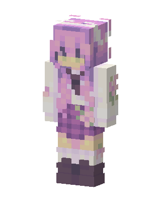 Pink Anime Girl Minecraft pink skin