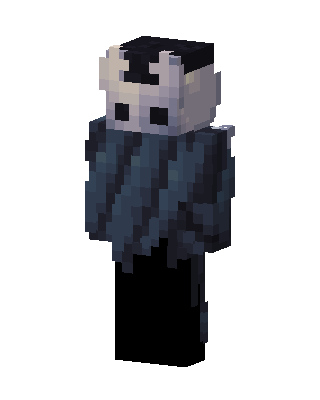 Blue Masked Villain Boy skin, 3D preview