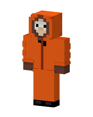 Kenny McCormick skin, 3D preview