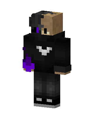 Black Gamer Boy skin, 3D preview
