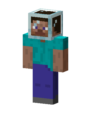 Steve In Helmet Minecraft skin