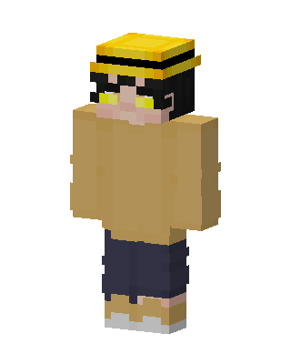 Golden Bucket Hat Minecraft skin