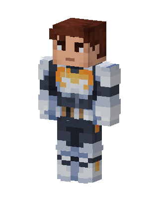 Space Pilot skin, 3D preview