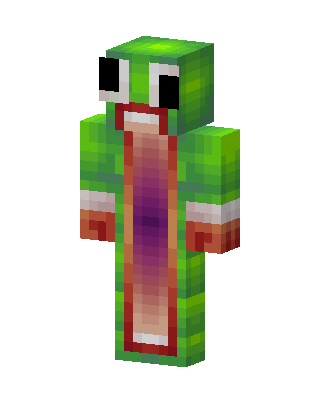 Green Animal skin, 3D preview