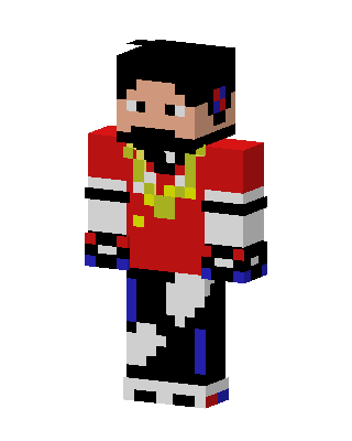 Gold Chain Streetwear skin, 3D preview