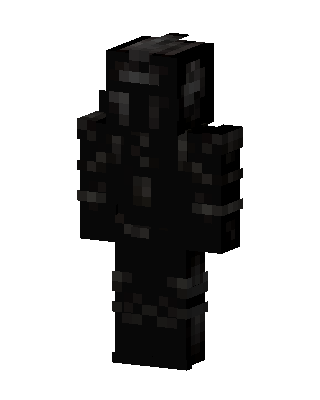 Obsidian Knight skin, 3D preview