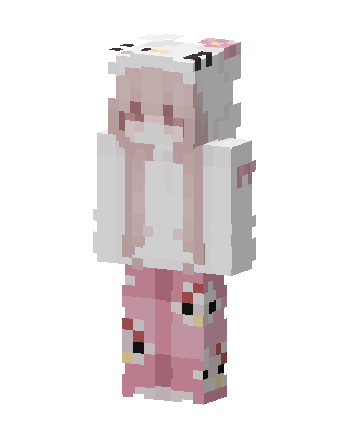 Hello Kitty Pajamas skin, 3D preview