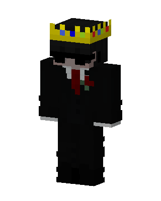 Black King Minecraft black skin