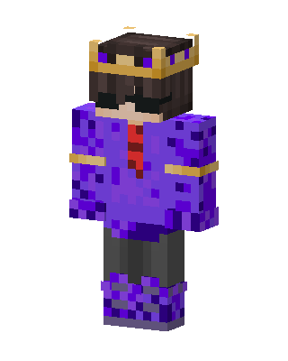 Purple King skin, 3D preview