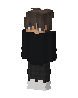 Cozy Hoodie Boy skin, 3D preview
