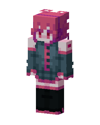Kasane Teto skin, 3D preview