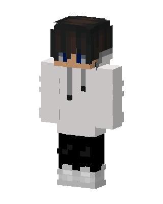 Hoodie Boy skin, 3D preview