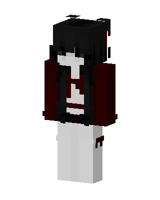 White Emo Girl Minecraft skin