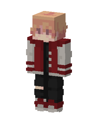 Red Player Boy skin, 3D preview