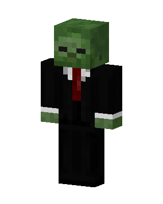 Zombie In Suit Minecraft skin