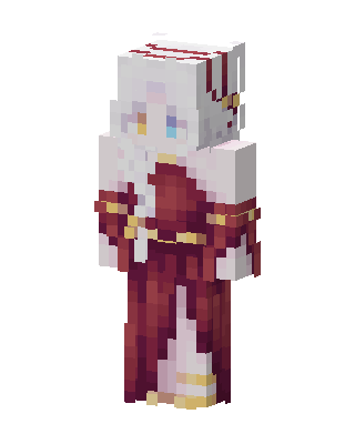 Crimson Priestess Minecraft cute skin