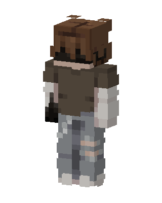 Ripped Jeans Boy skin, 3D preview