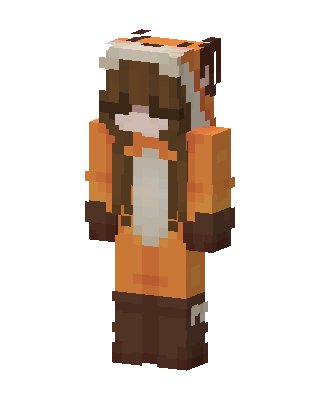 Fox Hoodie Girl Minecraft skin