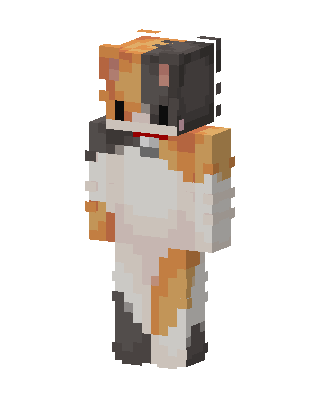 Calico Cat skin, 3D preview