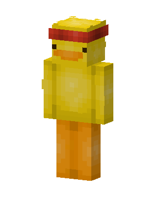 Rubber Duck skin, 3D preview