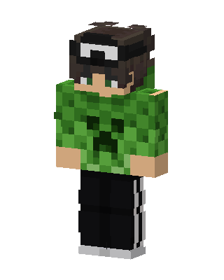 Creeper Hoodie Boy Minecraft skin