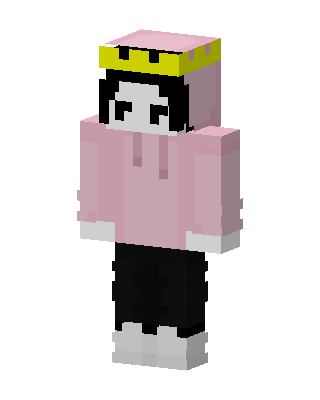 Pink Hoodie Royal skin, 3D preview