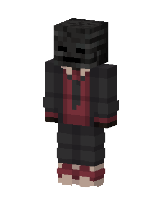Wither Skeleton Suit skin, 3D preview