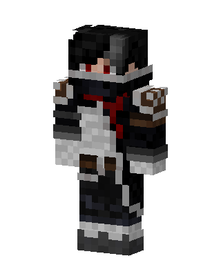 Crimson Ninja skin, 3D preview