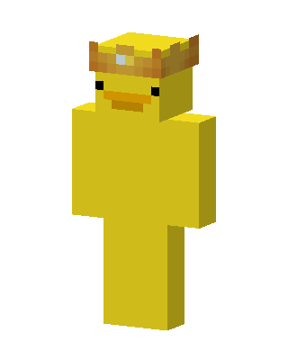 Crowned Duck skin, 3D preview