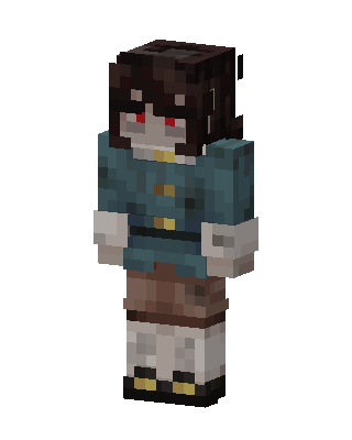 Teal Player Girl Minecraft skin