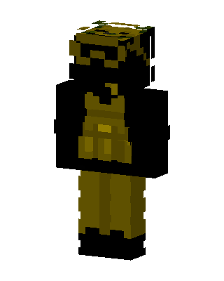 Golden Shadow skin, 3D preview