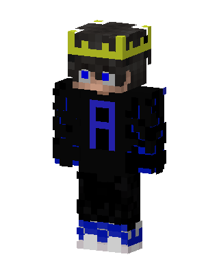 Crowned Letter A Minecraft skin