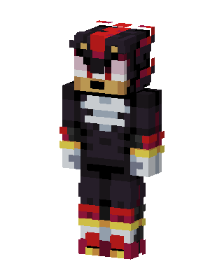 Shadow The Hedgehog skin, 3D preview