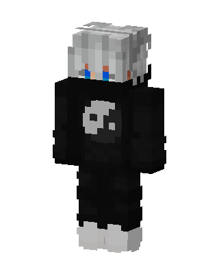 Yin Yang Hoodie skin, 3D preview