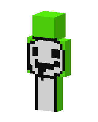 Green Villain skin, 3D preview