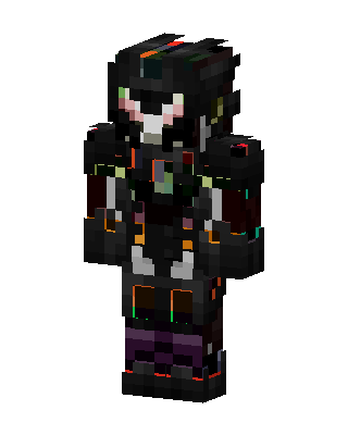 Neon Cyber Knight Minecraft ninja skin