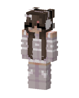 Cozy Bear Girl Minecraft skin